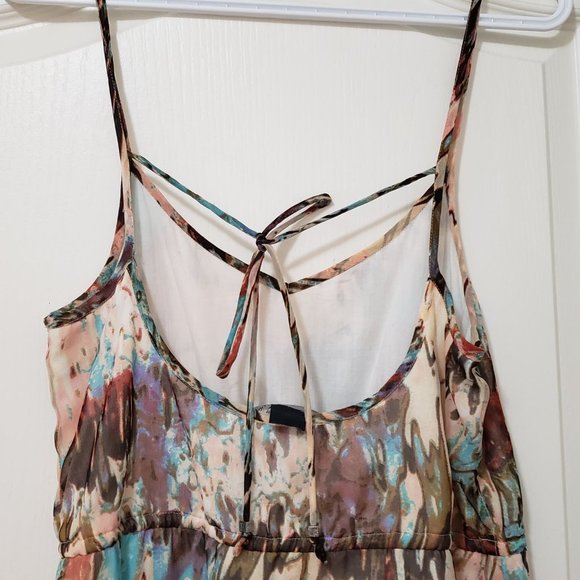 French Connection side slit maxi dress with tie detail on front and back - Picture 5 of 8